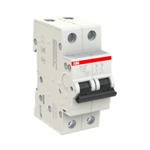 Interruptor termomagnético para riel 2P