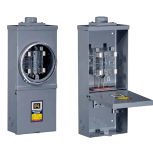 Base Integrada Medidor 5 Mordazas, P/ ITM 3/4". 7.5 Cm.Prof., 2F, 3H, 600 V, 100A. "Sin Cople"